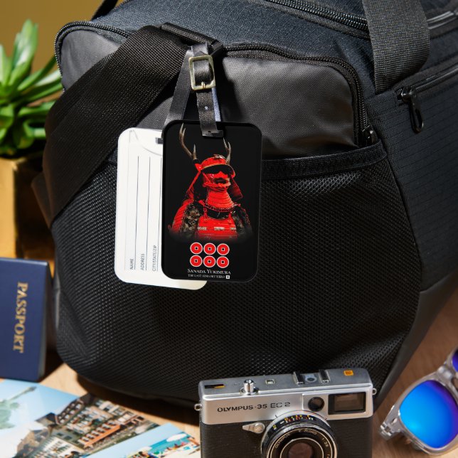 SANADA YUKIMURA (Red ver.) Luggage Tag (Front & Back)