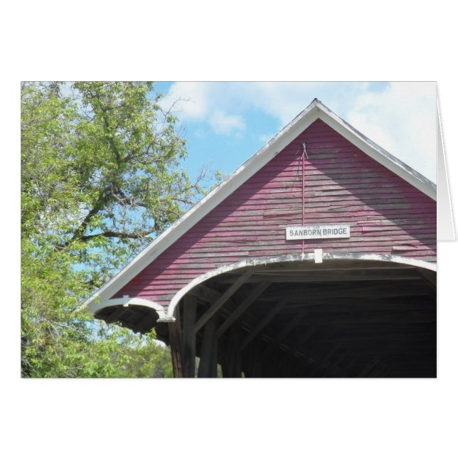Sanborn Covered Bridge- Vermont (Front Horizontal)