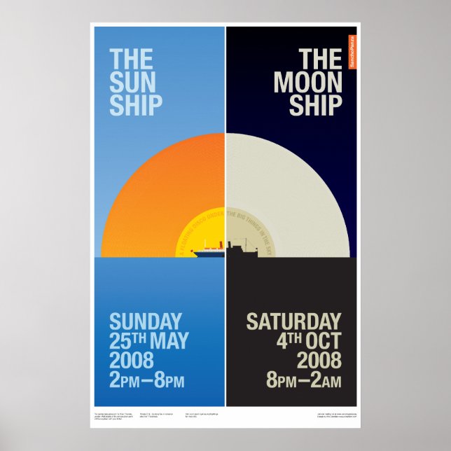 Sancho Panza - The Sun Ship / The Moon Ship Poster (Front)