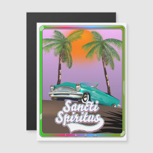 sancti spiritus Cuba travel poster.