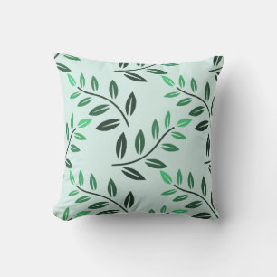 Sanctuary and Self-Love Spa Minimalist Green Cushion