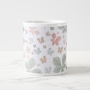 Sanctuary and Self-Love Spa Pastel Watercolor Large Coffee Mug