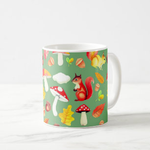 Sanctuary and Self-Love Spa Watercolor Forest Coffee Mug