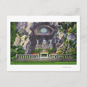 Sanctuary of Our Sorrowful Mother Grotto View Postcard