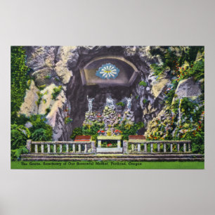 Sanctuary of Our Sorrowful Mother Grotto View Poster