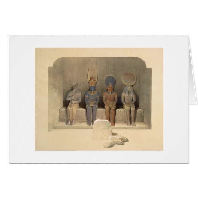 Sanctuary of the Temple of Abu Simbel, from "Egypt (Front Horizontal)