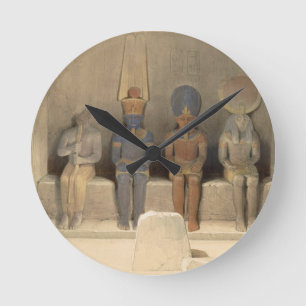 Sanctuary of the Temple of Abu Simbel, from "Egypt Round Clock