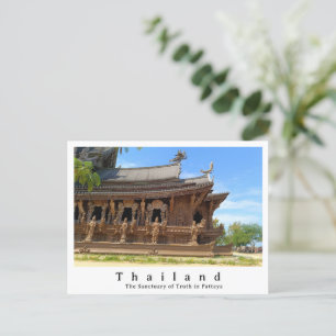 Sanctuary of Truth, Pattaya, Thailand Postcard