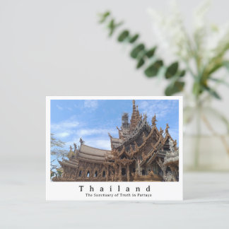 Sanctuary of Truth, Pattaya, Thailand Postcard