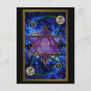 Sanctuary Om Postcard