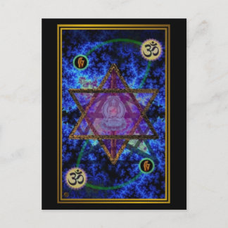 Sanctuary Om Postcard