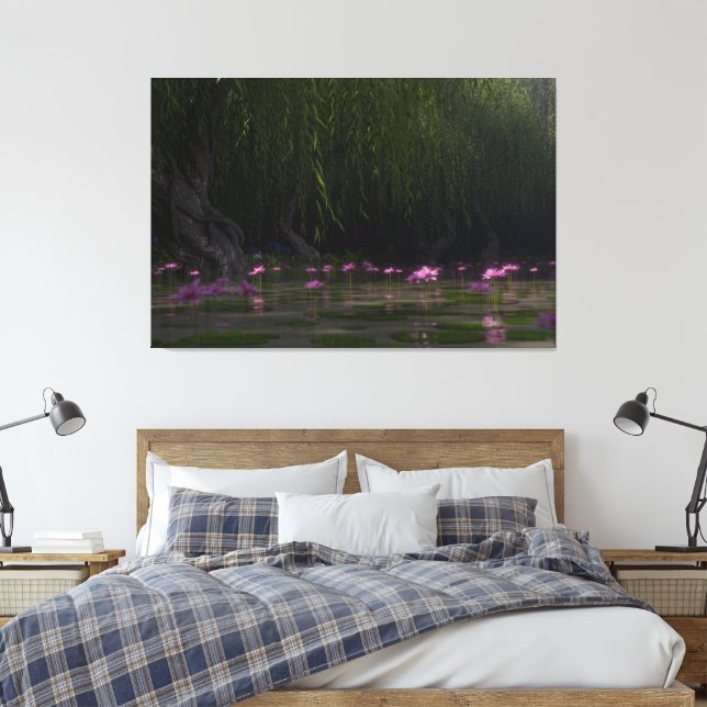 Sanctum Canvas Print (Insitu(Bedroom))