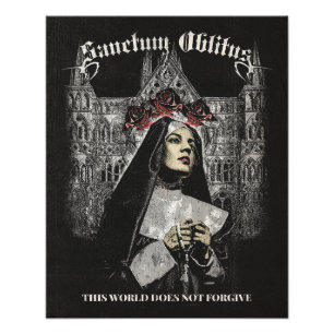 Sanctum Oblitus - Gothic Streetwear Design Photo Print