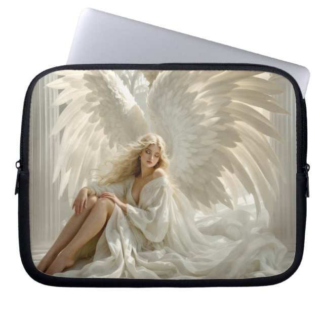 Sanctum of Wings – Angel in the Halls of Light	 Laptop Sleeve (Front)