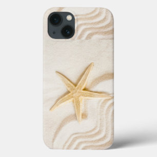 Sand and a Starfish natural neutral colour  iPhone 13 Case