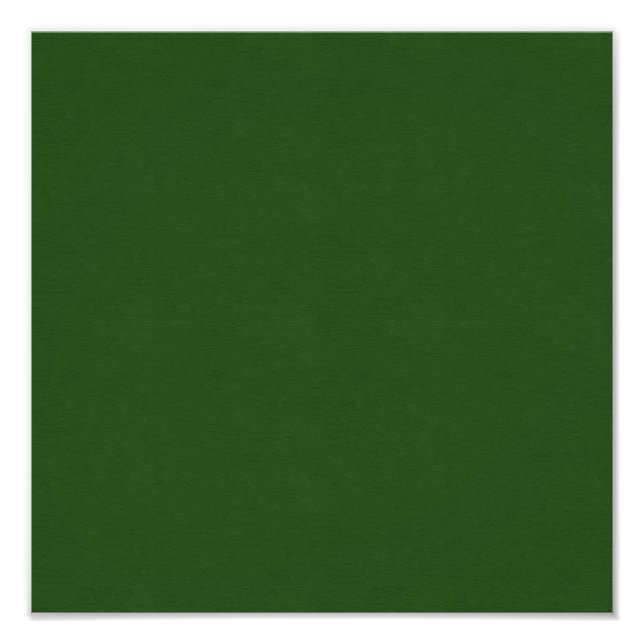 SAND AND BEACH SOLID DARK FOREST GREEN BACKGROUND PHOTO PRINT (Front)