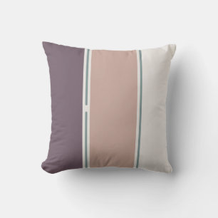 Sand and Beige Warm Stripes Cushion