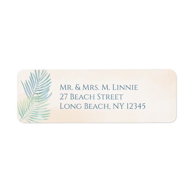 Sand and Palms Beach Wedding (Front)