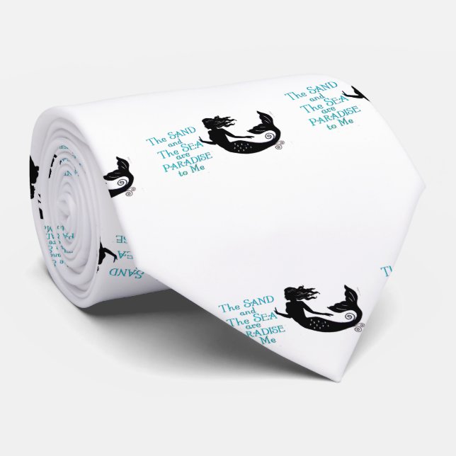 Sand and Sea Beach Mermaid Thunder_Cove Tie (Rolled)