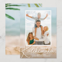 Sand and Sea Beach Photo Mele Kalikimaka