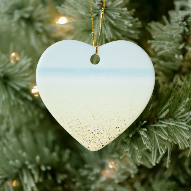 Sand and Sea Calm Coastal Ceramic Tree Decoration (Tree)