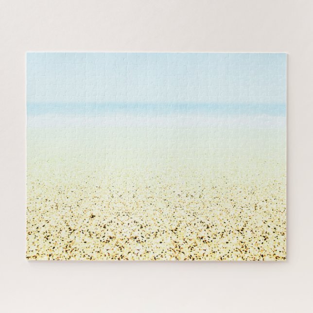 Sand and Sea Calm Coastal Jigsaw Puzzle (Horizontal)