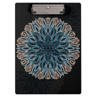 Sand and Sea Mandala Clipboard