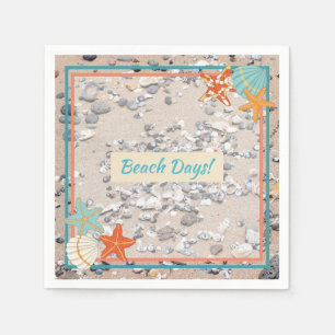 Sand and Sea Shells Napkin