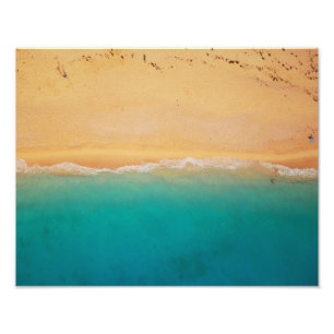 Sand and Sea Shoreline Photo Print