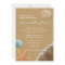 Sand and Shells Beach Birthday Party Invite