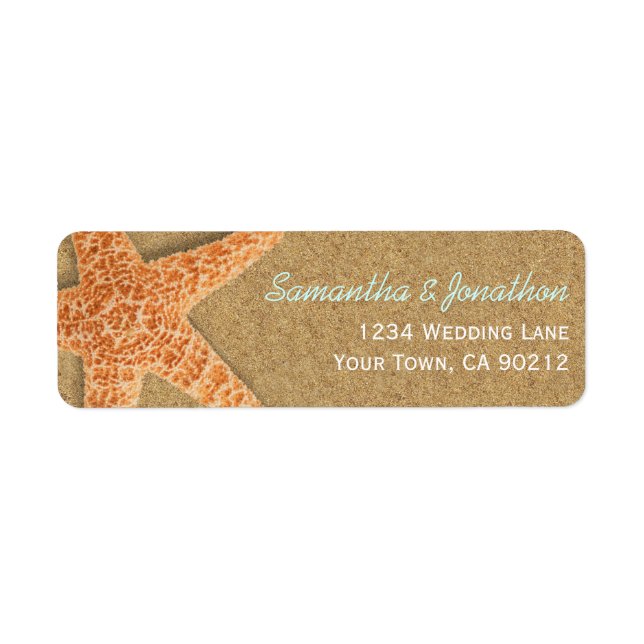 Sand and Shells Starfish Beach Theme (Front)