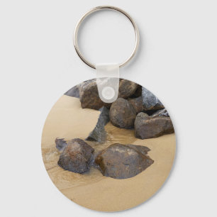 Sand and Stones Key Ring