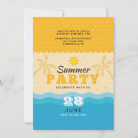 Sand and Surf Invitation