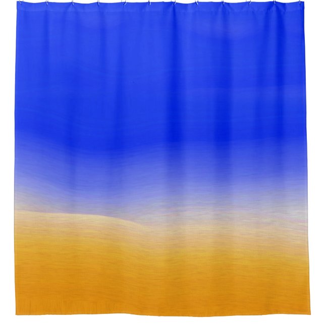 Sand and Surf Shower Curtain (Front)