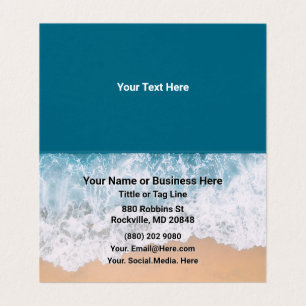Sand and Waves Beach Business Card