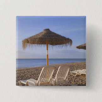 Sand Beach Chairs with Umbrella 15 Cm Square Badge