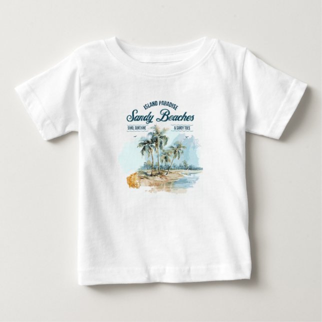 Sand Beaches Children's T-shirt (Front)