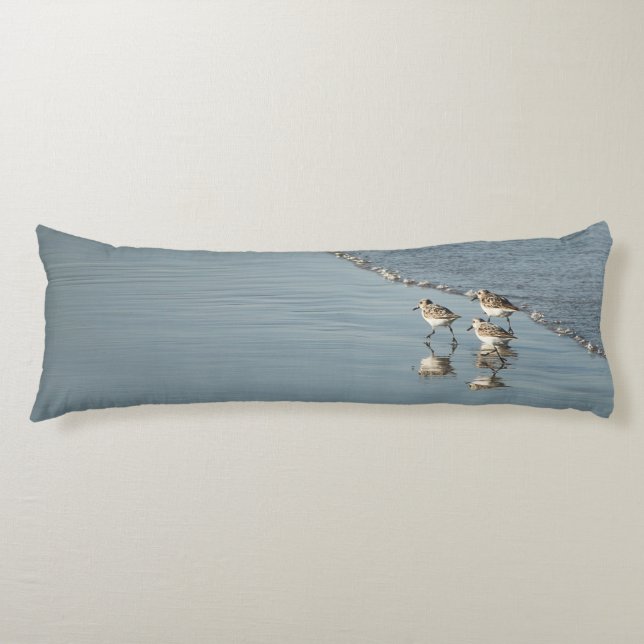 Sand Between Your Toes Beach Quote Reversible Body Cushion (Front)