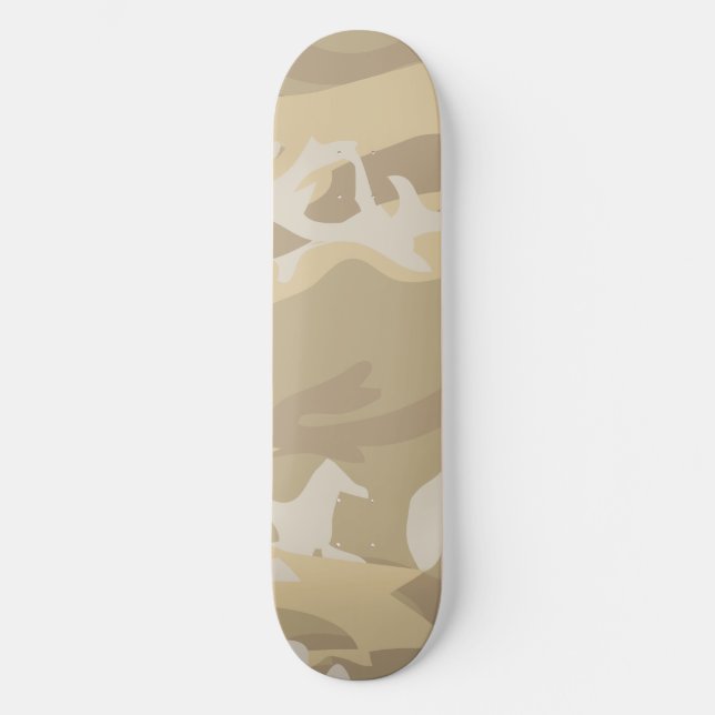 Sand Camouflage Skateboard (Front)