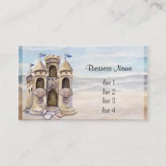 Sand Castle Dreams 2013 Calender Business Card