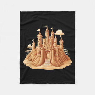Sand Castle Event Costume for Summertime Boys and Fleece Blanket
