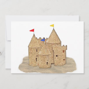 Sand Castle Invitation