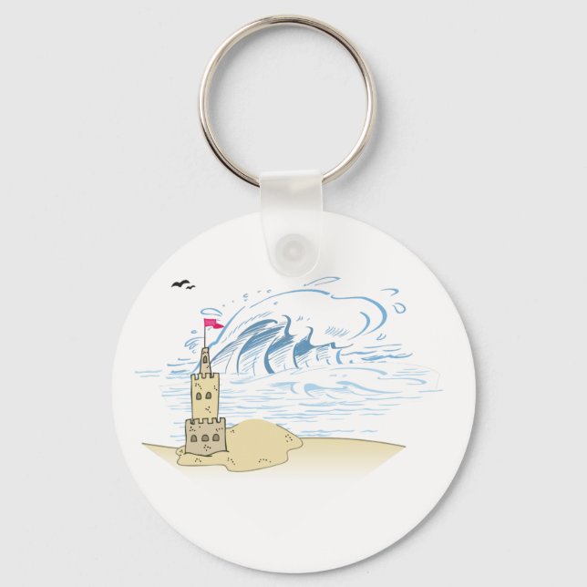 Sand Castle Key Ring (Front)
