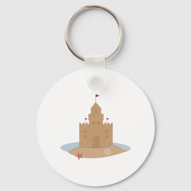 Sand Castle Key Ring (Front)