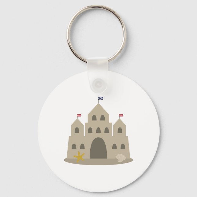Sand Castle Key Ring (Front)
