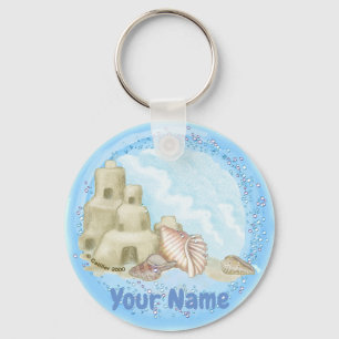Sand Castle keychain