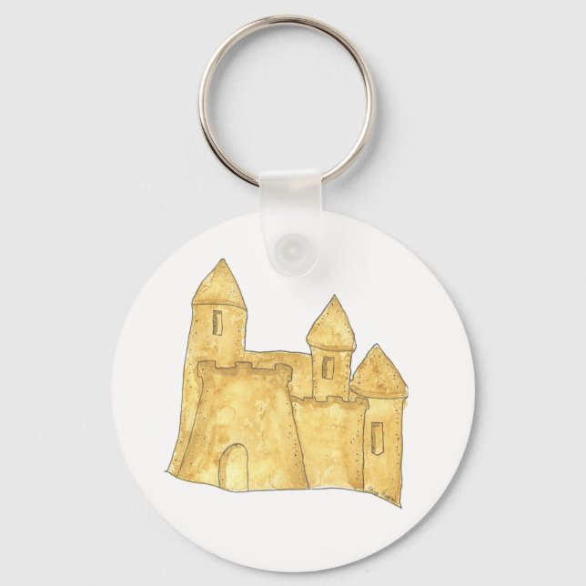 Sand Castle Keychain (Front)