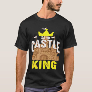 Sand Castle King Cute Miniature Castle Beach T-Shirt