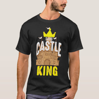 Sand Castle King  Cute Miniature Castle Funny Beac T-Shirt