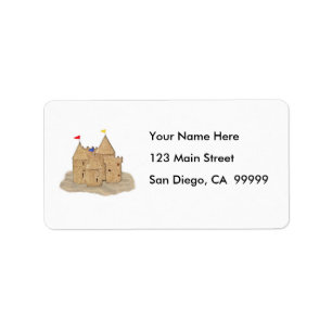 Sand Castle Label